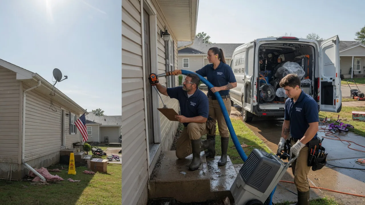 Ceiling Water Damage Restoration in Drummond, OK near me